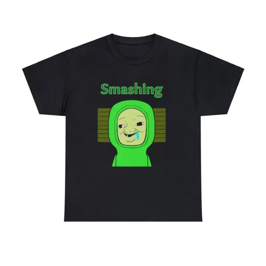 Smashing Meme T-Shirt Gaming Fan Graphic Tee