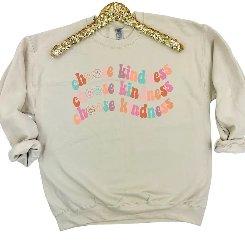 Smile Choose Kindness Sweatshirt 'NLB' T-Shirts, Hoodie | InkThreadWorks.com