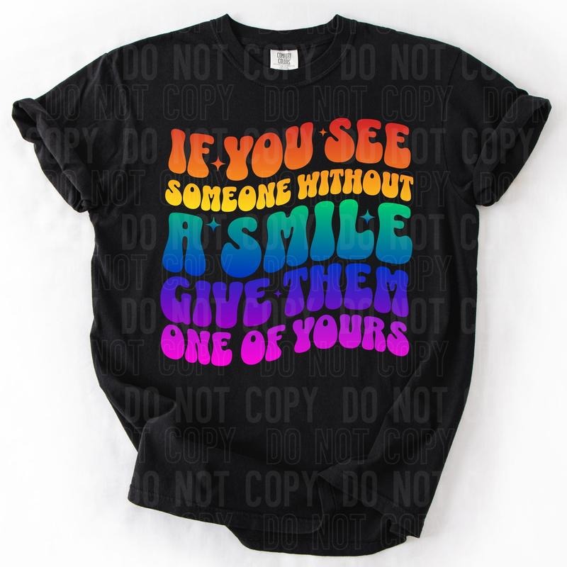Smile DTF Transfers - THIS IS NOT A SHIRT Hoodie, Sweatshirt | InkThreadWorks.com