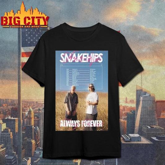 Snakehips Always Forever Spring Tour 2026 Dates Shirt