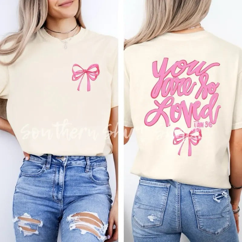 So loved John 316 t shirt | Bible verse t shirt | Christian t shirt | Ivory comfort colors t shirt Hoodie, Sweatshirt