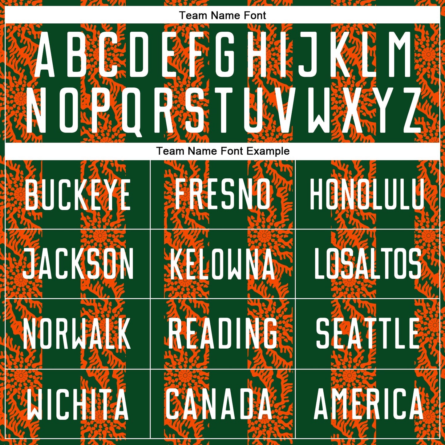 Custom Green White-Orange Abstract Shape Sublimation Soccer Uniform Jersey