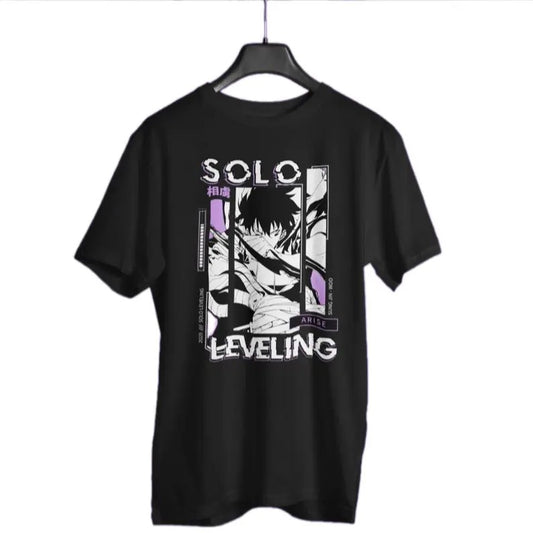 Solo Leveling Tshirt, Anime Merch, Unisex Manga 2025 T-shirt Streetwear Top
