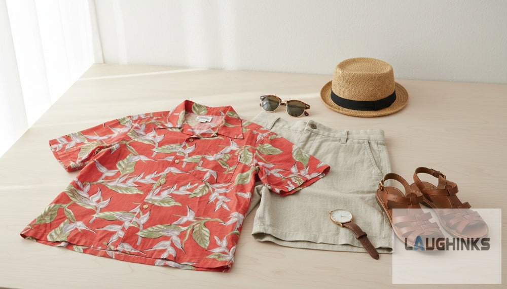 Sonatine Kens Red Hawaiian Shirt