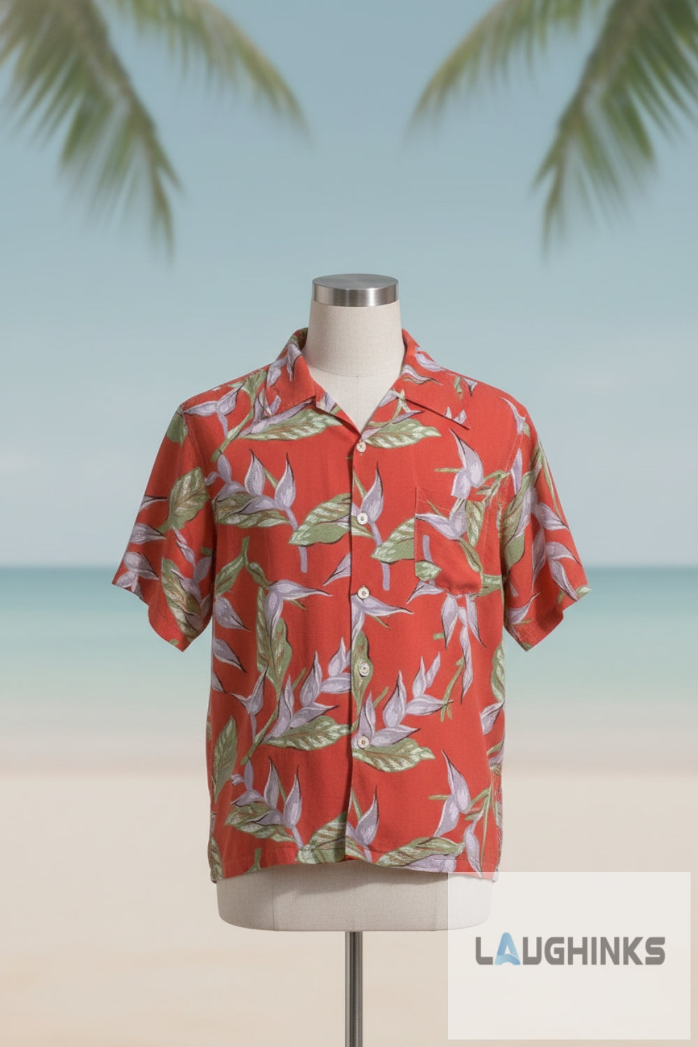 Sonatine Kens Red Hawaiian Shirt