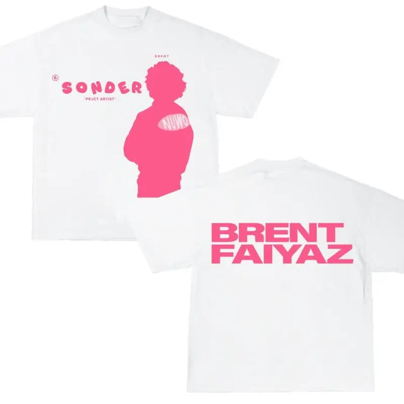Sonder Pink Cute Brent Faiyaazzzz Rap Shirt Hoodie, Sweatshirt | InkThreadWorks.com