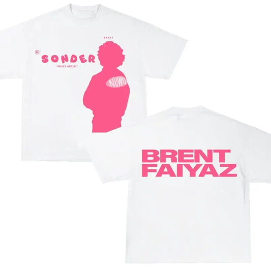 Sonder Pink Cute Brent Faiyaazzzz Rap Shirt Hoodie, Sweatshirt | InkThreadWorks.com