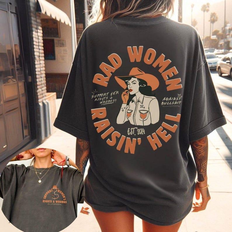 Sonia Samra I Support Womens Rights And Wrongs T-shirt, Feminist Girl Power Rebel Hoodie, Empowered Women Sweatshirt, Unisex Graphic Tee, Smooth Fabric, Aesthetic Streetwear Vibe