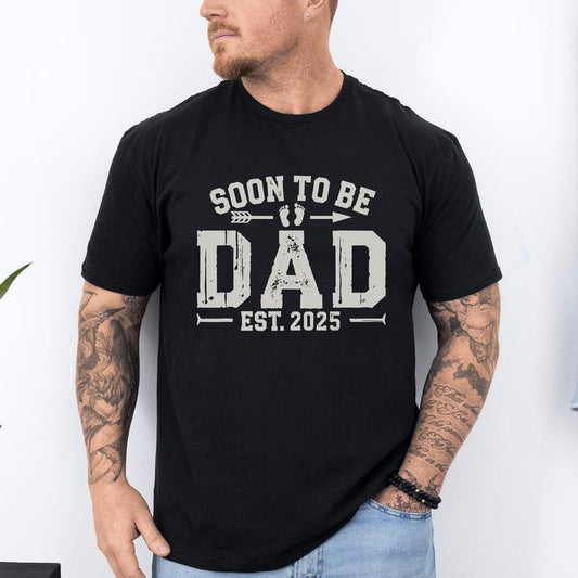 Soon To Be Dad, Father's Day, Husband, Guy Gift, Fiance, Brother, Soft Style T-Shirt, Soft Style Tee, Men's Graphic Tshirt