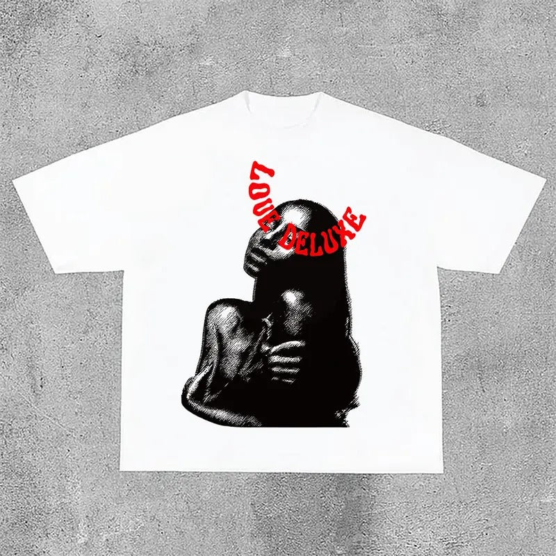 Sopula Casual Sade Adu Print Cotton T-Shirt