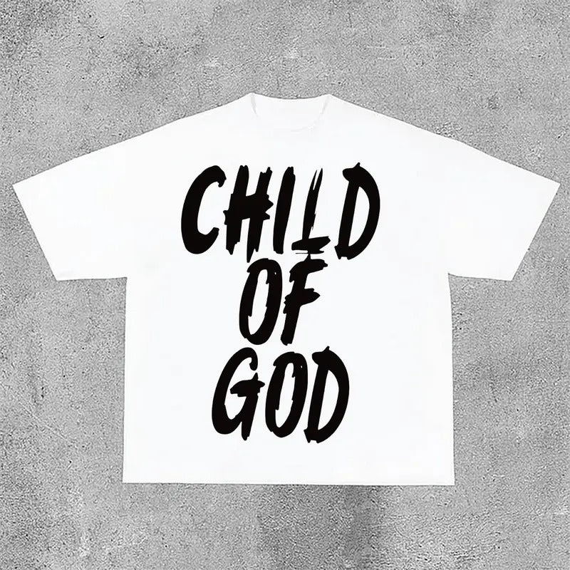 Sopula Men's Child Of God Print Cotton Short Sleeve T-Shirt Hoodie, Sweatshirt | InkThreadWorks.com