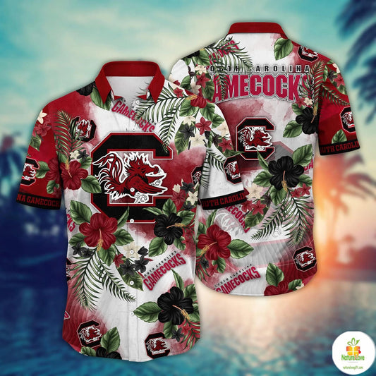 South Carolina Gamecocks NCAA Hawaiian Shirt Summer Aloha Shirt
