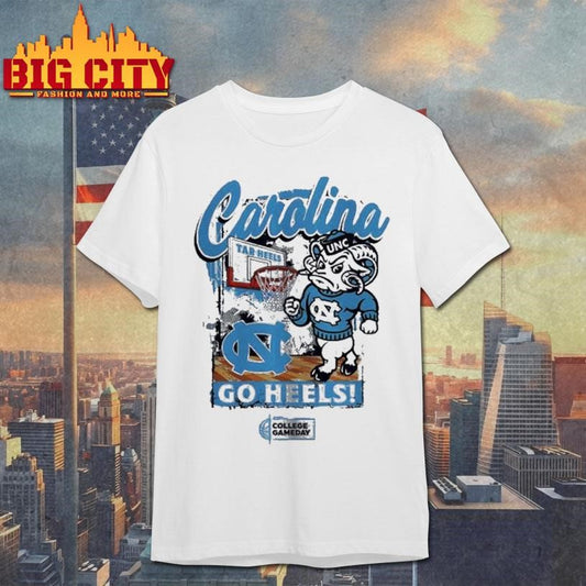 Official South Carolina Tar Heels College Gameday go Heels mascot Shirt