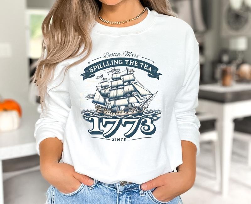Spilling The Tea Since 1773 T Shirt Hoodie Sweater History Teacher Gift Funny History Teacher Sweatshirt History Lover Gift Tea Boston Shirt Party style 02