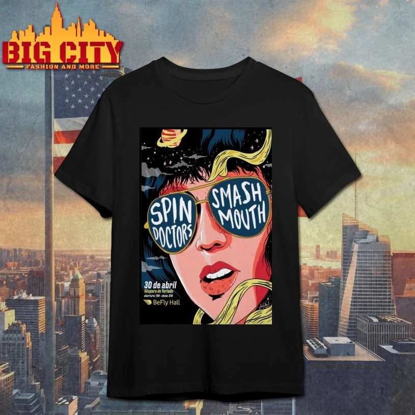 Spin Doctors With Smash Mouth Apr 30 2026 BeFly Hall In Belo Horizonte Brazil Poster t-shirt