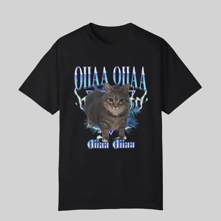 Spining Cat Meme Shirt, Oiiaa Oiiaa Cat Brainrot Shirt, Uiia Uiia Cat shirt Hoodie, Sweatshirt | InkThreadWorks.com