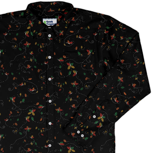 Spirit of the Season Long Sleeve Button Up Shirt
