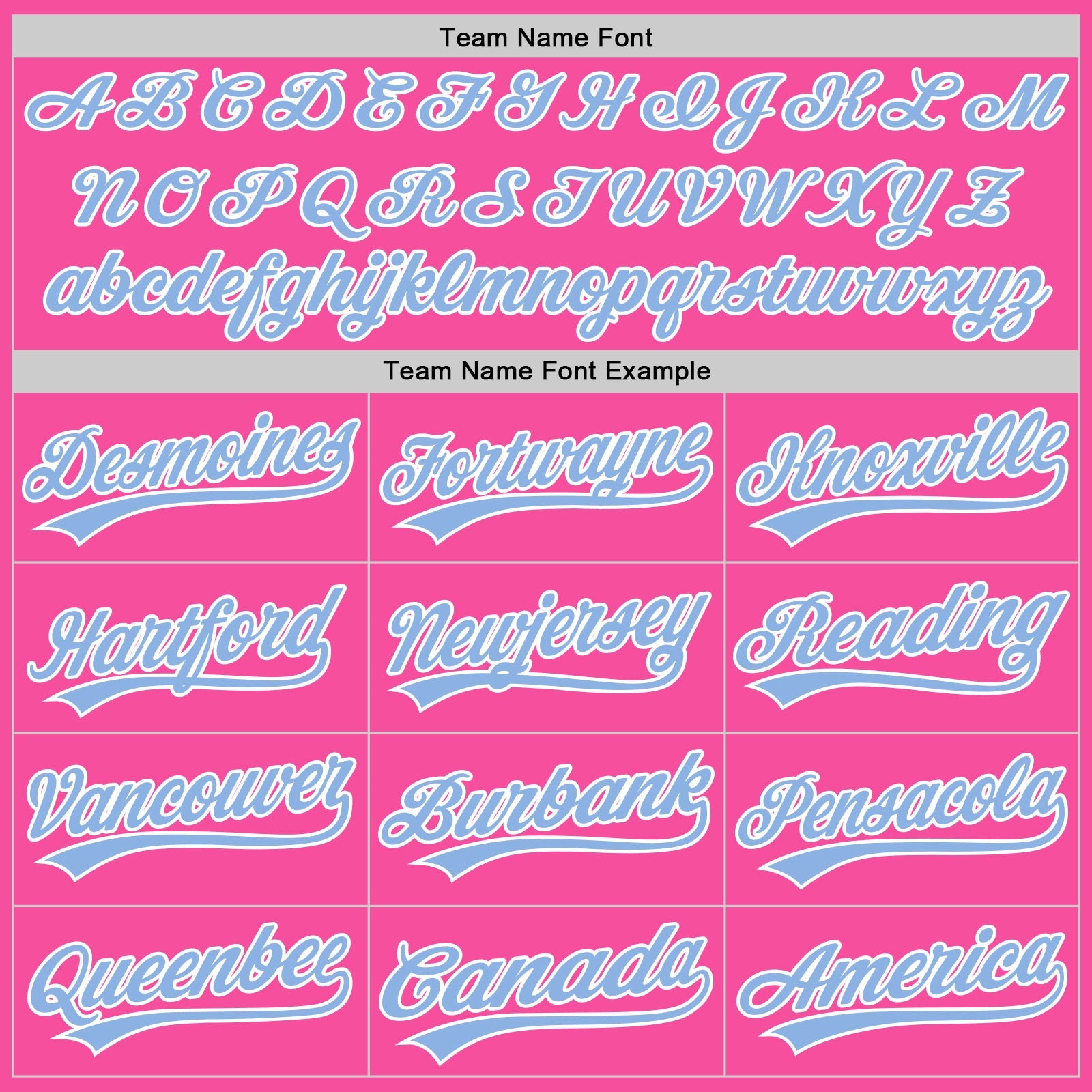 Custom Pink Light Blue-White Authentic Split Fashion Baseball Jersey
