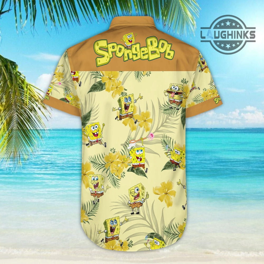 Spongebob Hawaiian Shirt Squarepants Hawaiian Shirt And Shorts NEW
