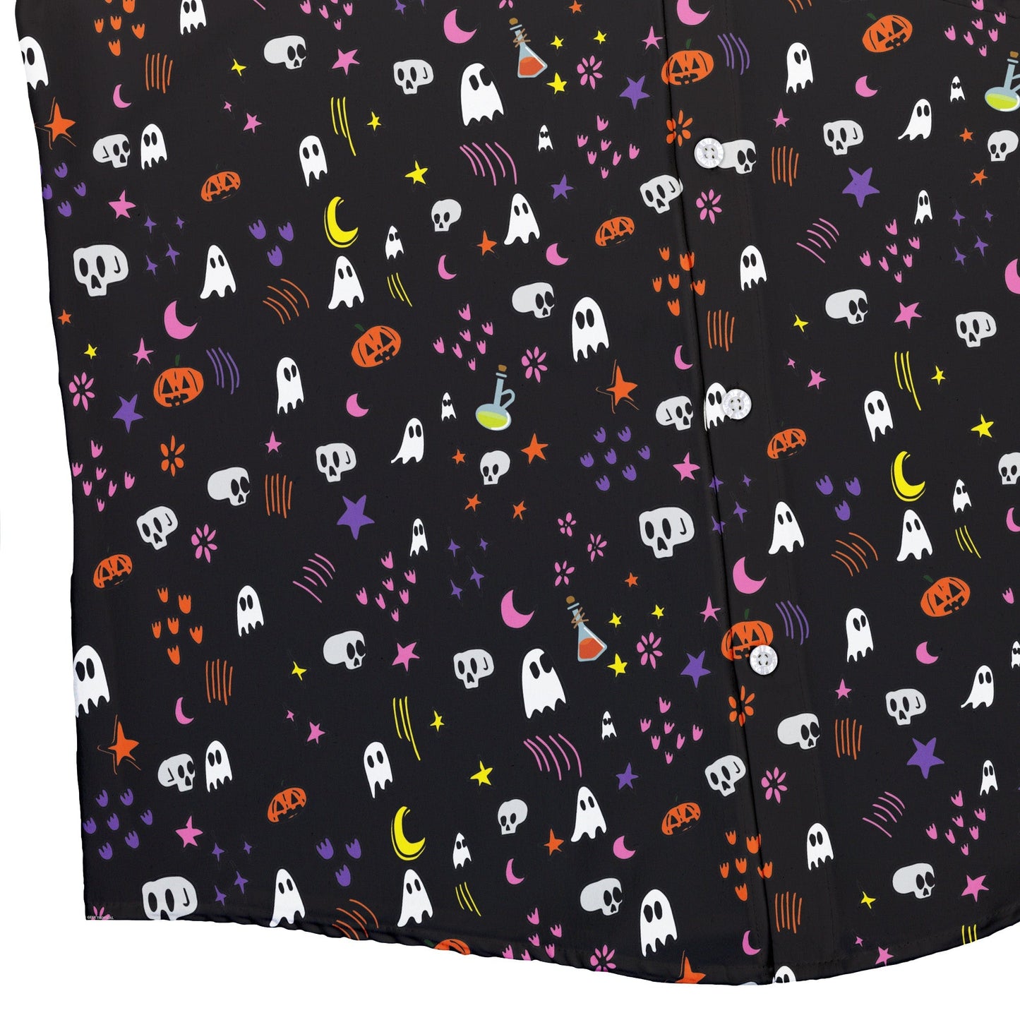 Spooky Doodles Button Up Shirt