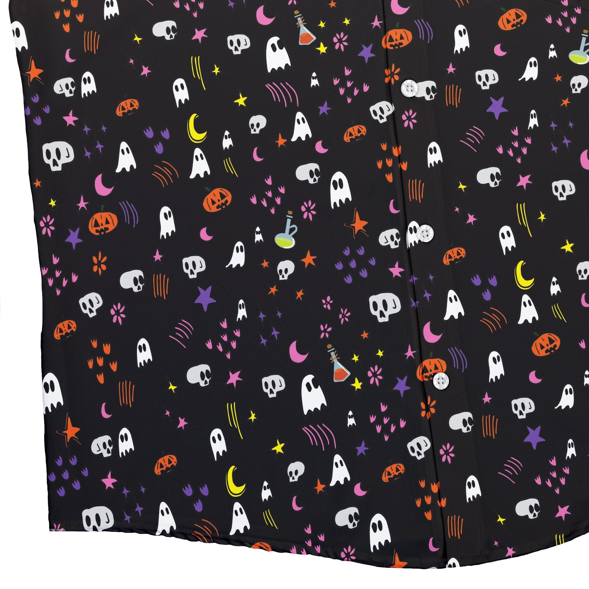 Spooky Doodles Button Up Shirt