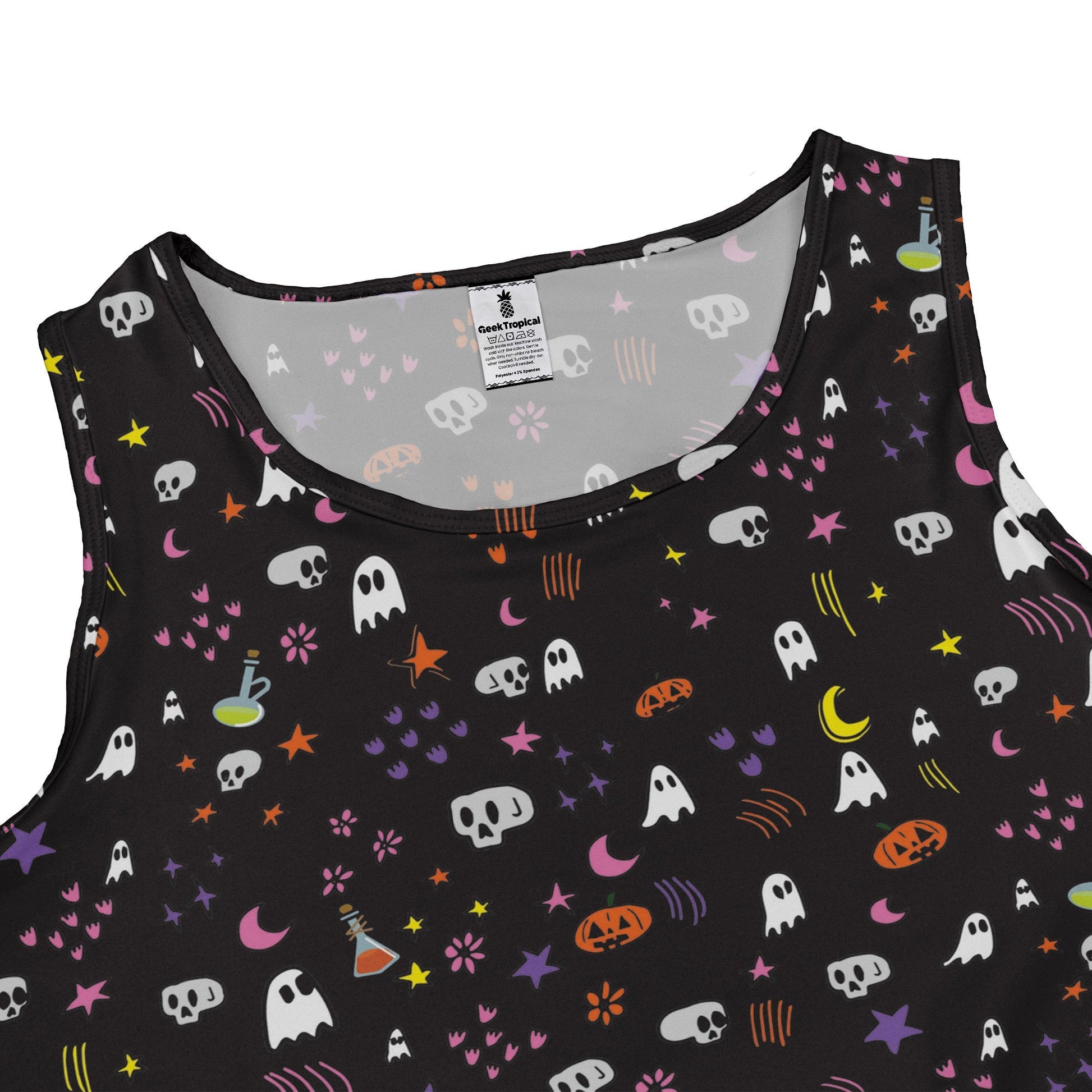 Spooky Doodles Sleeveless Dress