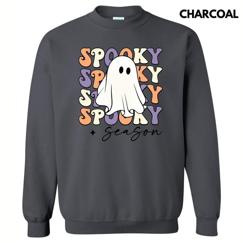 Spooky Little Ghost Season Sweatshirt 'NLB' T-Shirts, Hoodie | InkThreadWorks.com
