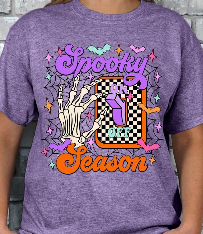 Spooky Season On T-shirt Hoodie, Sweatshirt | InkThreadWorks.com