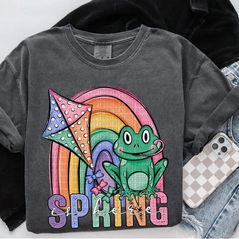 Spring is Here DTF Transfers - THIS IS NOT A SHIRT Hoodie, Sweatshirt | InkThreadWorks.com