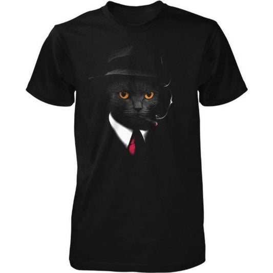 Spy Cat, Undercover Cat Men's T-shirt Made in USA Hoodie, Sweatshirt | InkThreadWorks.com