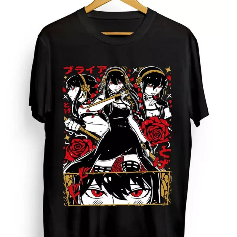 Spy X Family Anime T-Shirt & Sweatshirt, Yor Forger Kawaii Waifu Graphic Tee, Anime Manga Lover Gifts