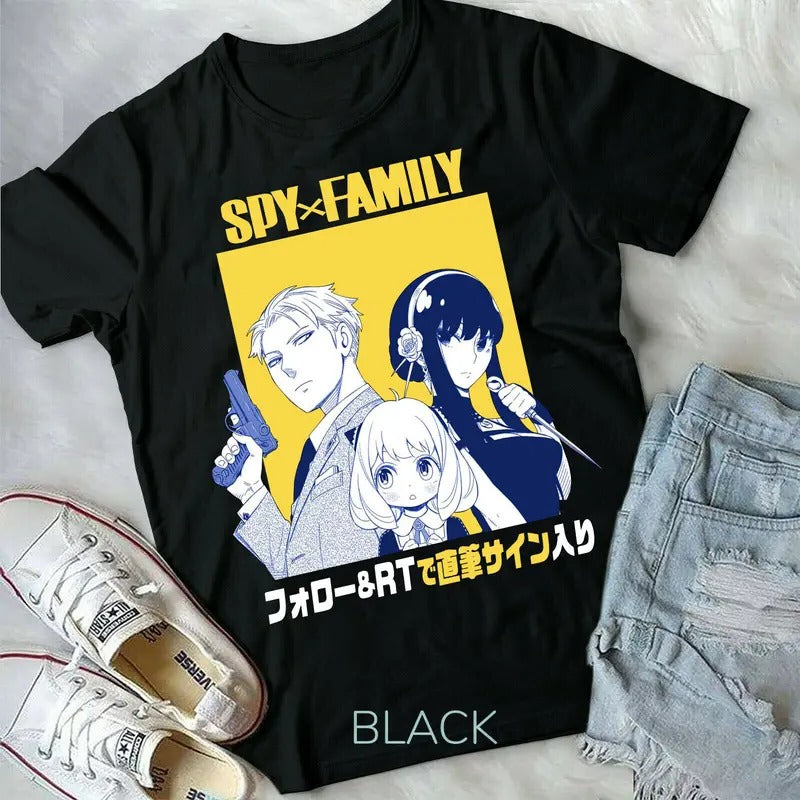 Spy x Family shirt,anya,spyxfamily,yor,loid,anime,forger,New 2022 unisex T-Shirt S-4XL Hoodie, Sweatshirt