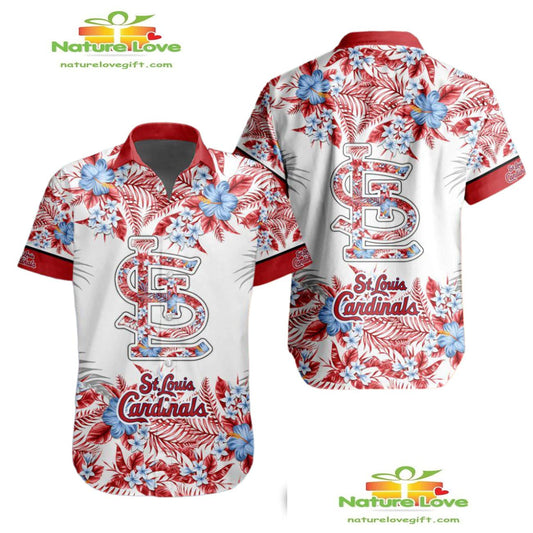 St Louis Cardinals Tropical Hawaiian Shirt for Men and Women Aloha Shirt
