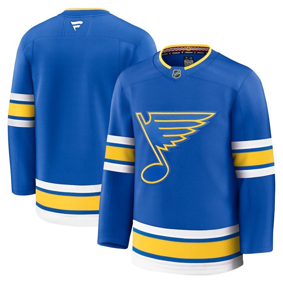 St. Louis Blues Fanatics Home Premium Jersey - Blue Style 1
