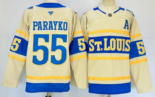 St. Louis Blues #55 Colton Parayko Style 1