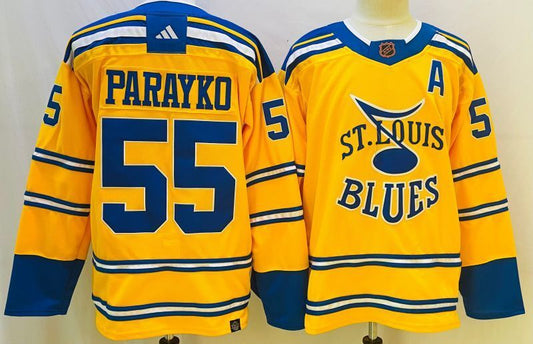 St. Louis Blues #55 Colton Parayko Style 3