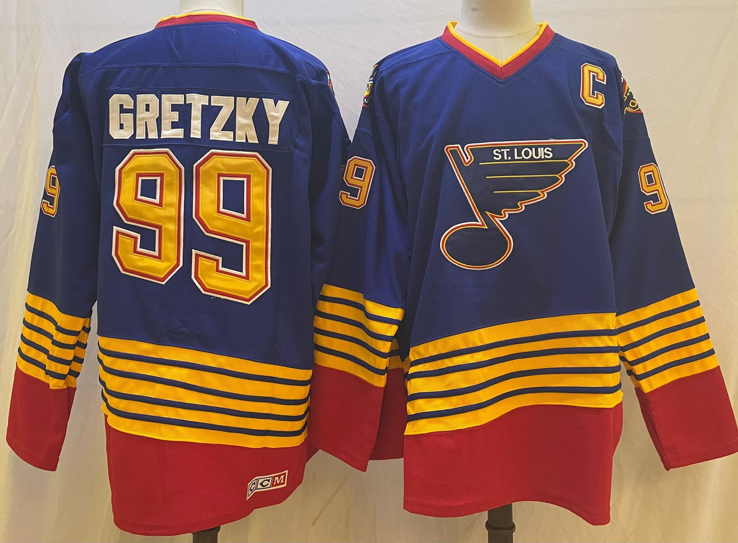 St. Louis Blues #99 Wayne Gretzky Style 1