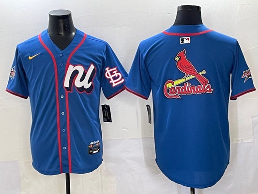 St. Louis Cardinals Red 25 All-Star Style 1