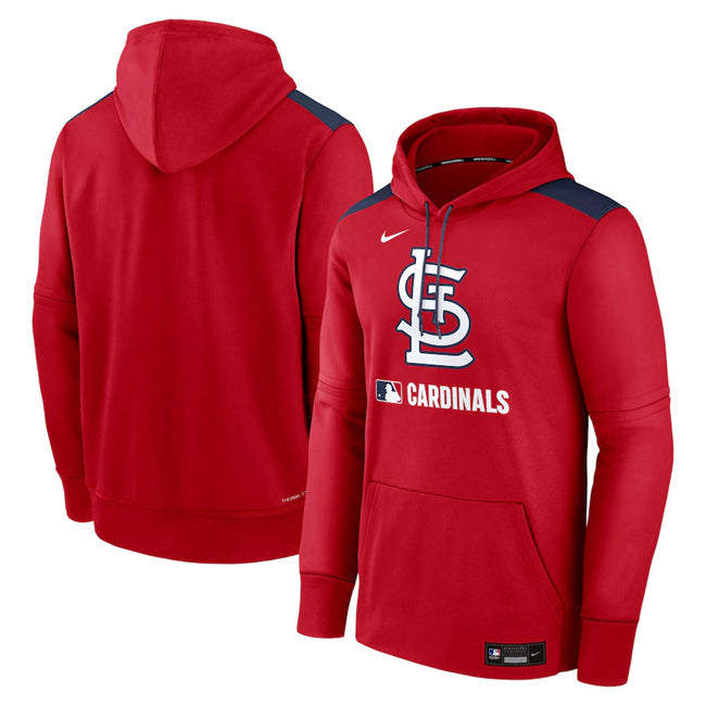 St. Louis Cardinals Red Collection Performance Pullover Hoodie