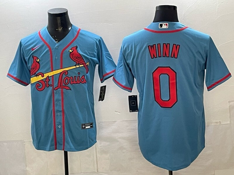 St. Louis Cardinals #0 Masyn Winn Red Adult Style 1