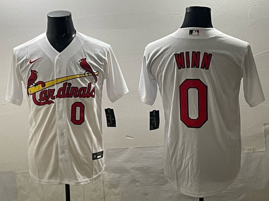St. Louis Cardinals #0 Masyn Winn Red Adult Style 2