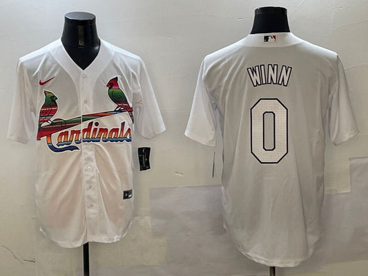 St. Louis Cardinals #0 Masyn Winn Red Adult Style 3