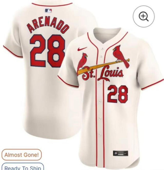 St. Louis Cardinals #28 Nolan Arenado Red Fan Edition Style 2