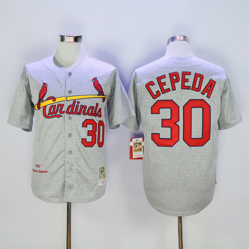 St. Louis Cardinals #30 Cardinals 30 Hemp Gray 1967 Retro .jp.jp