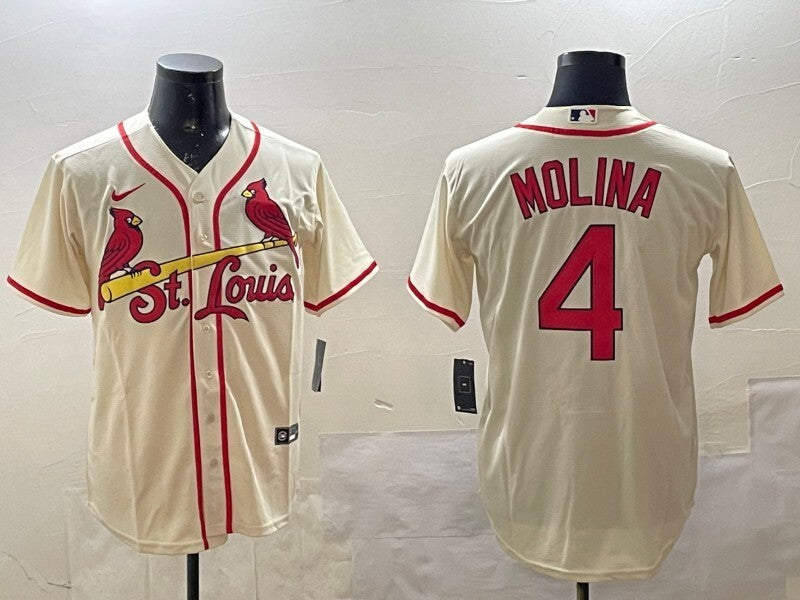 St. Louis Cardinals #4 Yadier Molina Fan Edition Style 1