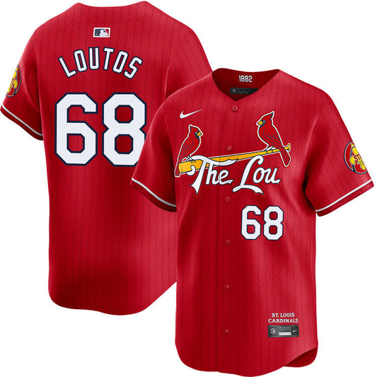 St. Louis Cardinals #68 Ryan Loutos 2024 City Connect Limited Jersey