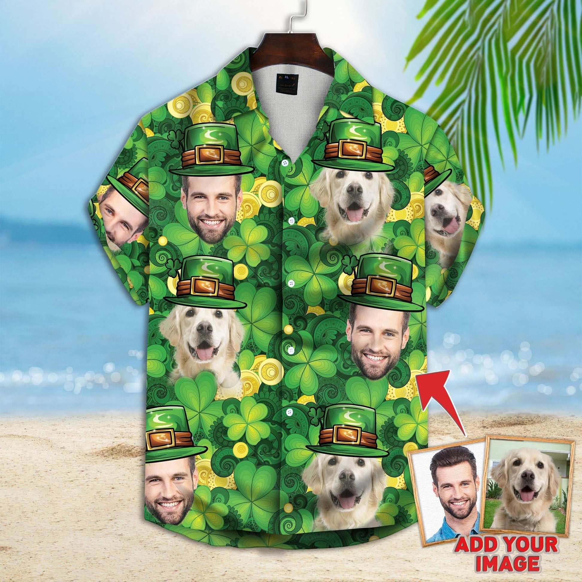 Happy St Patrick Together Short-Sleeve Hawaiian Shirt 1