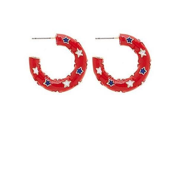 Star Studded Hoop Earrings T-Shirts, Hoodie, Sweatshirt | InkThreadWorks.com