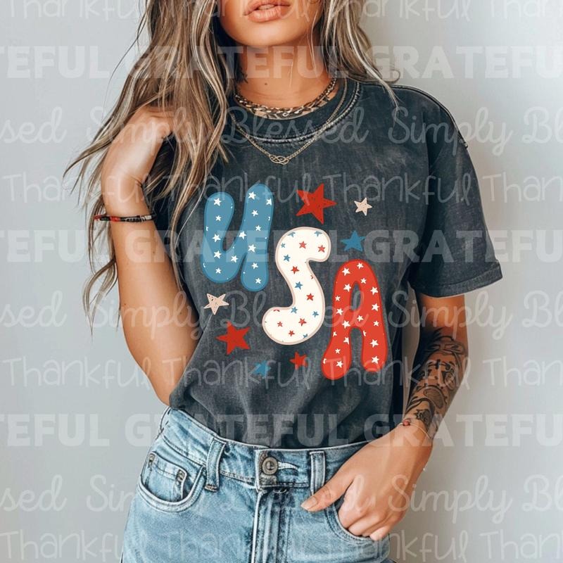 USA W/ Stars DTF Transfers - THIS IS NOT A SHIRT Hoodie, Sweatshirt | InkThreadWorks.com