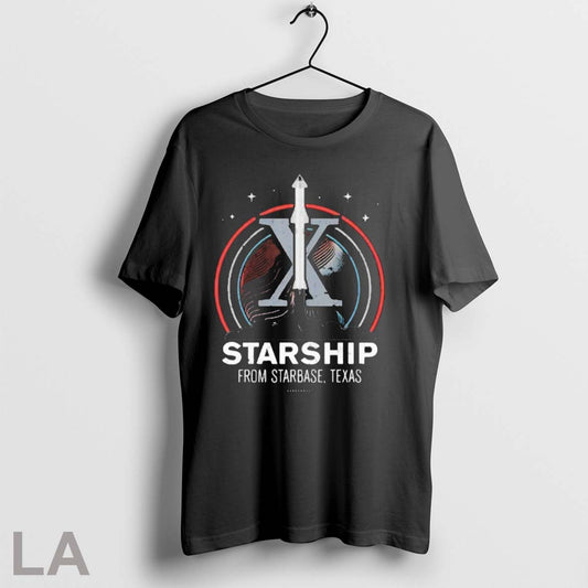 Starship From Starbase Texas X T Shirts